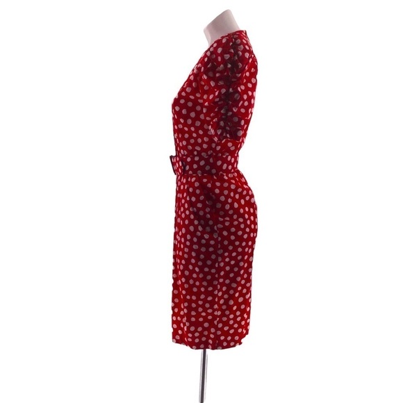 Choon Vintage 1980s red & white polka dot dress - Picture 7 of 16